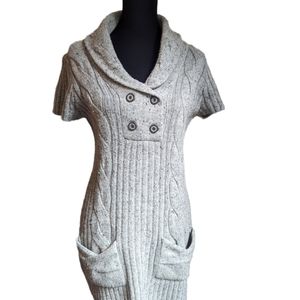 Tommy Hilfiger Wool Angora Sweater Dress Wheat/Tan Size Medium